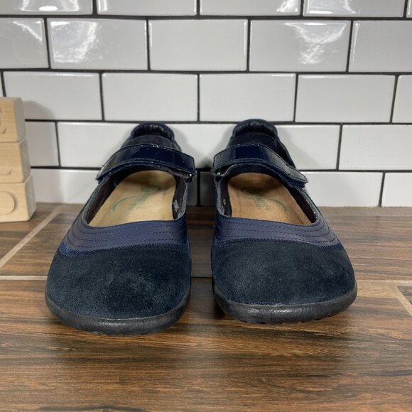 Naot Kirei Shoes Womens Size 9 Blue Leather Suede Orthopedic Comfort Mary Jane - Picture 2 of 15